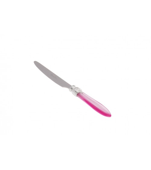 Laura Silver Fruit Knife - Rivadossi Sandro - pearly pink colour