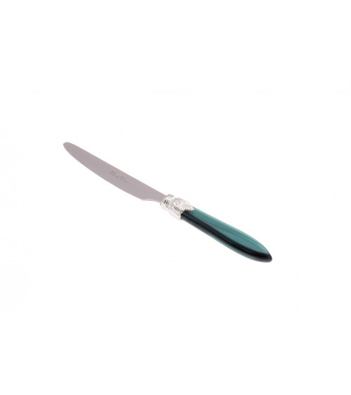 Laura Silver Fruit Knife - Rivadossi Sandro - mother-of-pearl green colour