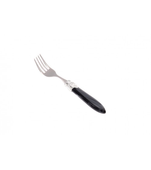 Fruit Fork - Laura Argento - Rivadossi Sandro Mother of Pearl Cutlery - mother of pearl black color