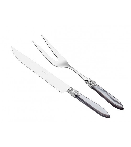 Set 2 Pieces Roast Knife and Fork - Laura Argento - Rivadossi Sandro -  - 