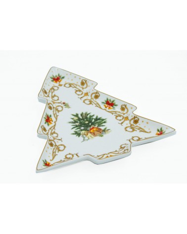Royal Family- Piatto ad Albero in Ceramica "Christmas Dinner Night" - 