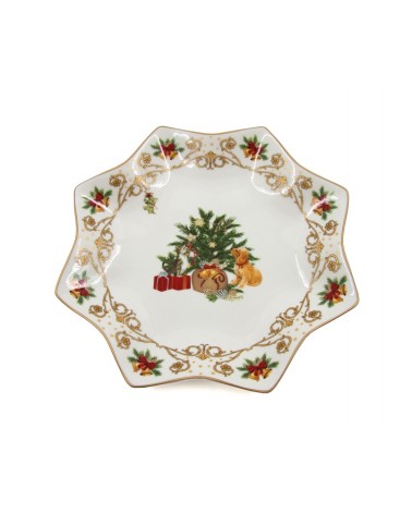 Royal Family - Panettone Plate "Christmas Dinner Night" -