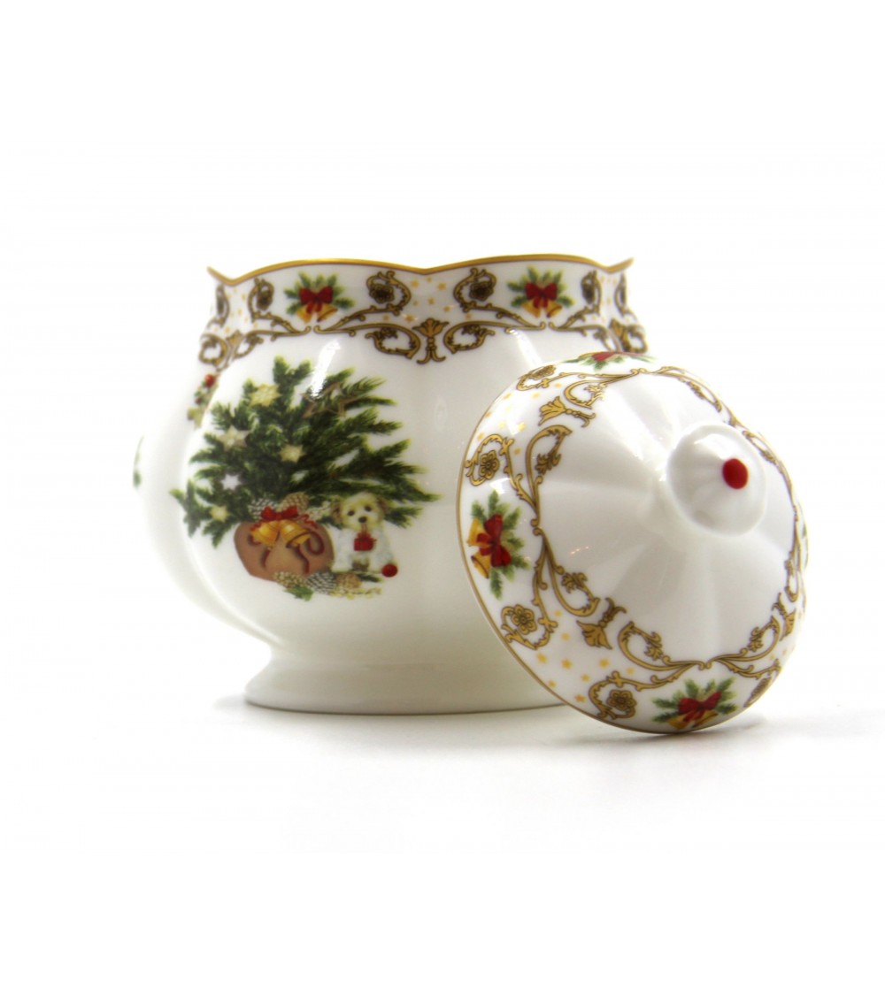 Royal Family - Sugar bowl "Christmas Dinner Night" -