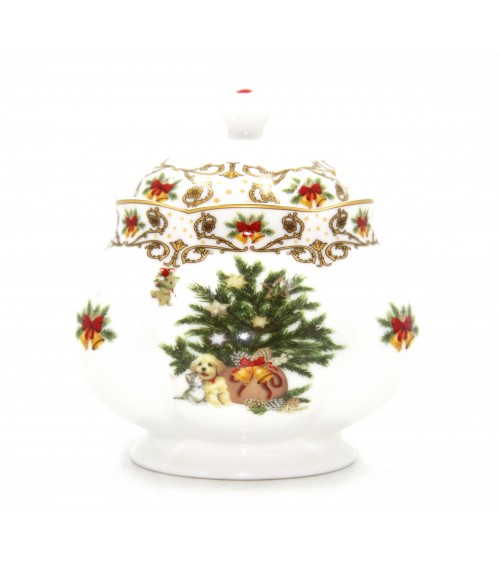 Royal Family - Sugar bowl "Christmas Dinner Night" -