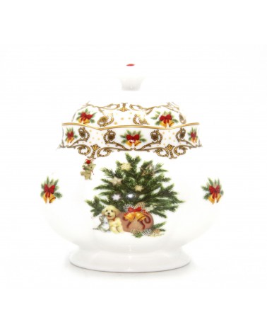 Royal Family - Sugar bowl "Christmas Dinner Night" -