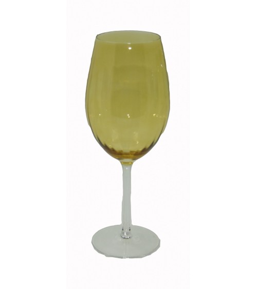 Royal Family - Set 6 Calici Vino Alti in Vetro "Capri" - 