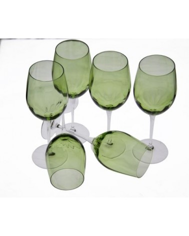 Royal Family - Set 6 Calici Vino in Vetro Ambra -  - 