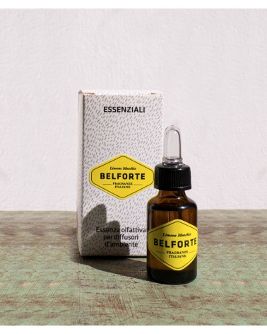 Olio Essenziale Concentrato - Belforte - Fragranza Limone Muschio 15 ML - 