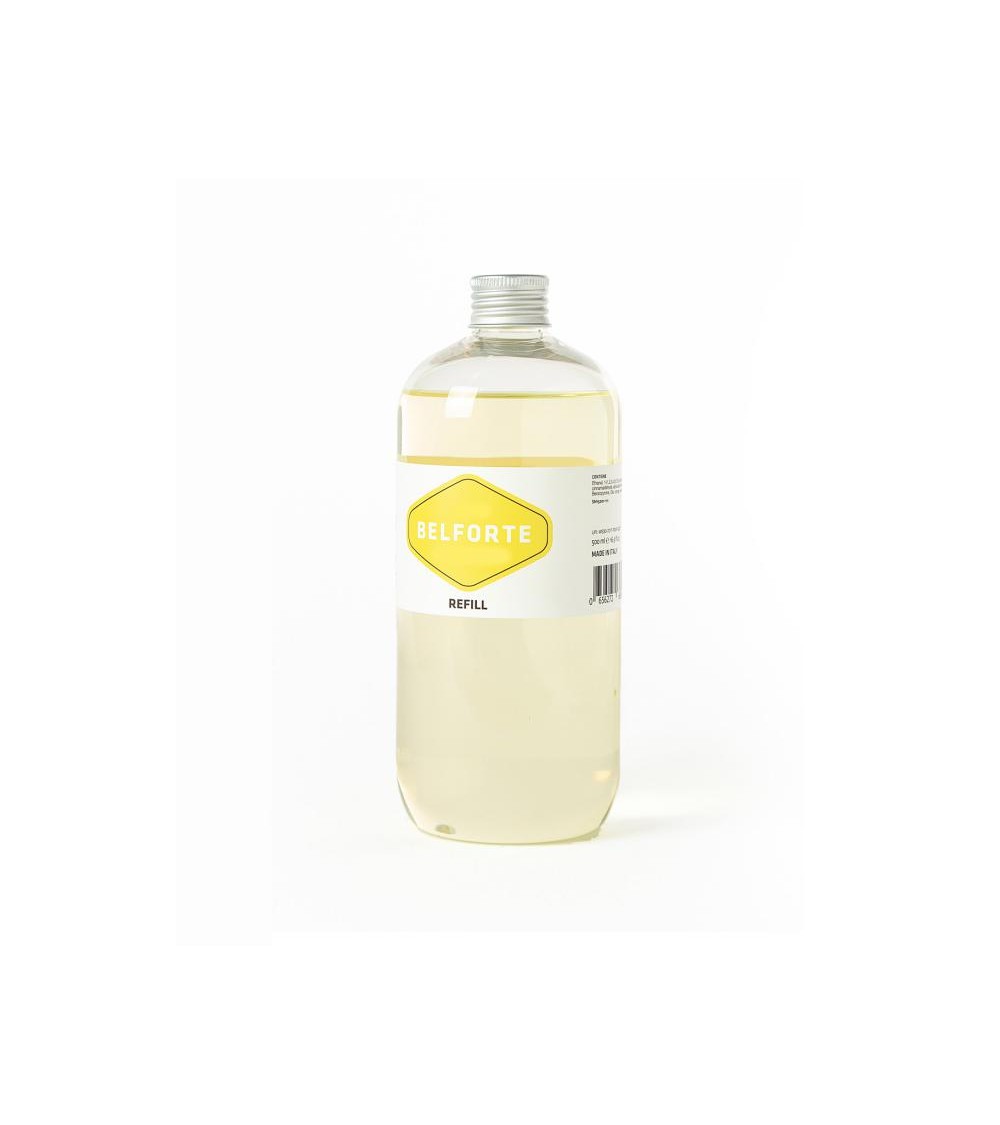Belforte - Ricarica Diffusore Rattan White Cube 500 ml Limone Muschio - 