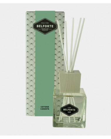 Belforte White Cube Parfums d'ambiance 500 ml avec bâtonnets - 
