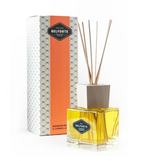 Belforte White Cube Raumdüfte 500 ml mit Stäbchen - 