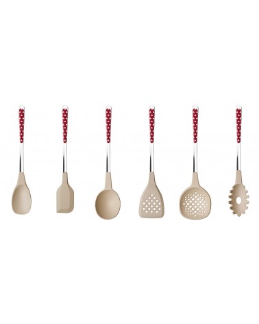 Set 6 Pezzi Mestoli Cuoricini - Neva Posateria - 