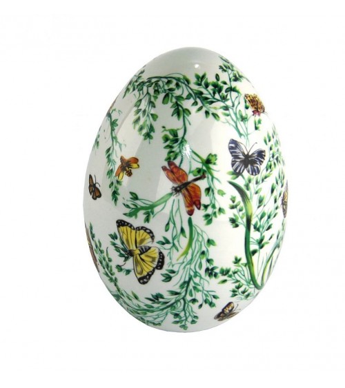 Ornement décoratif d’œuf en céramique - Spring Air - Famille royale Sheffield - 