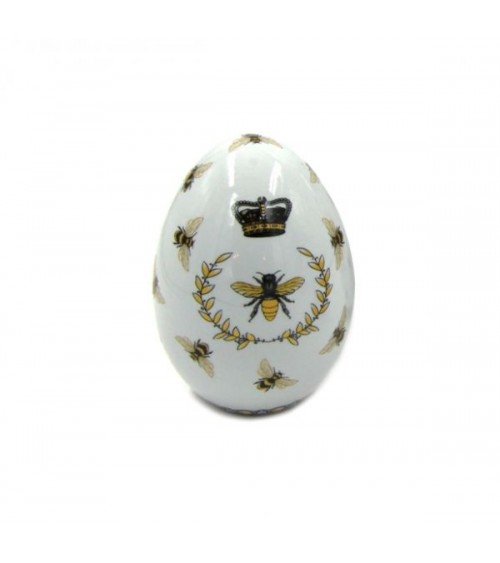 Uovo Decorativo in Ceramica Queen Bee - Royal Family Sheffield - 