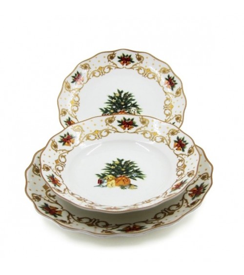 Royal Family - 18 Piece Dinner Set "Christmas Dinner Night" -