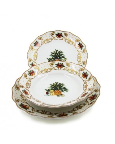 Royal Family - 18 Piece Dinner Set "Christmas Dinner Night" -