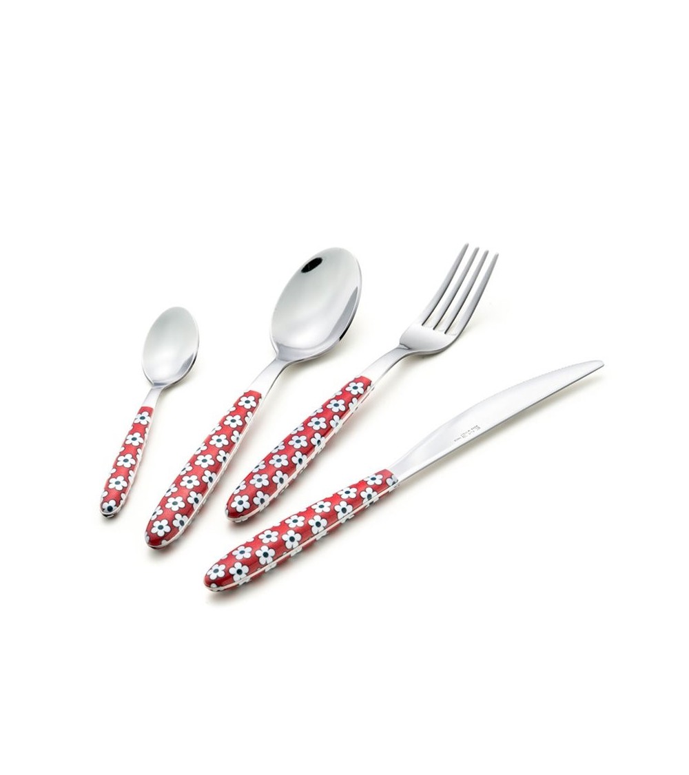 Eme Posaterie - Blend Vero Margarita Set 48 Pezzi Posate Colorate in Confezione Panoramica - 