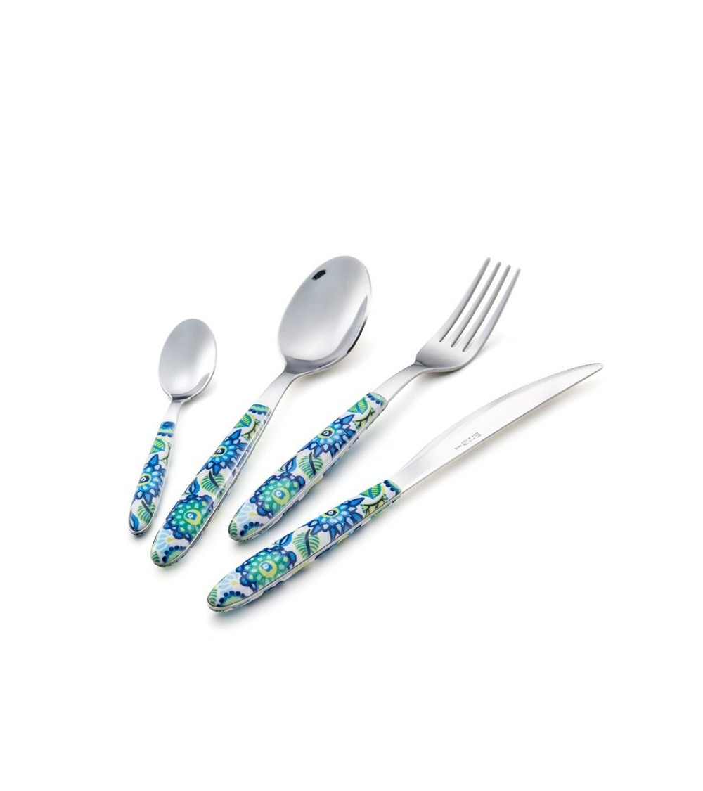 Eme Posaterie - Blend Vero Tropical Set 48 Pieces Colored Cutlery in Overview Packaging -  - 