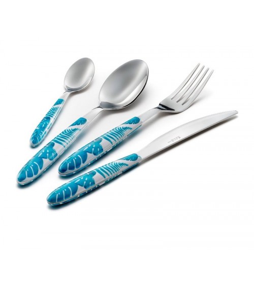 Eme Besteck – Mix & Match Vero Jungle Set 48-teiliges farbiges Besteck - 