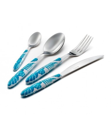 Eme Cutlery - Mix & Match Vero Jungle Set 48 pièces couverts colorés - 