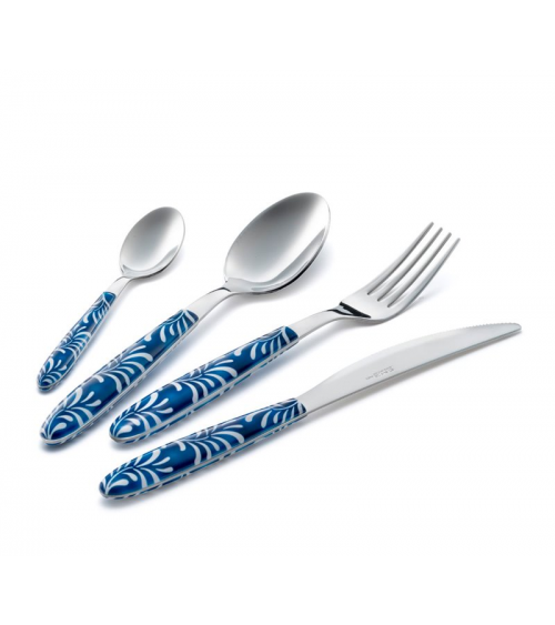 Eme Besteck – Set 48-teiliges farbiges Besteck – Mix & Match echtes Mittelmeer - 
