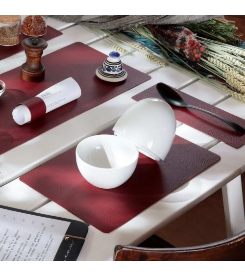 Set de table American Chef pour 4 personnes Bordeaux - DagStyle - 