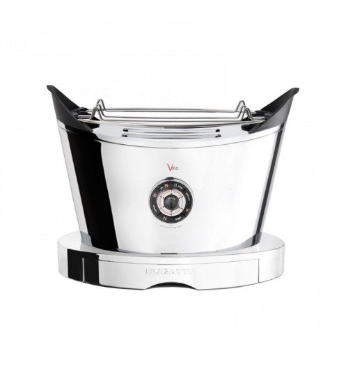 多功能烤面包机现代设计 - Volo - Casa Bugatti - 镀铬钢