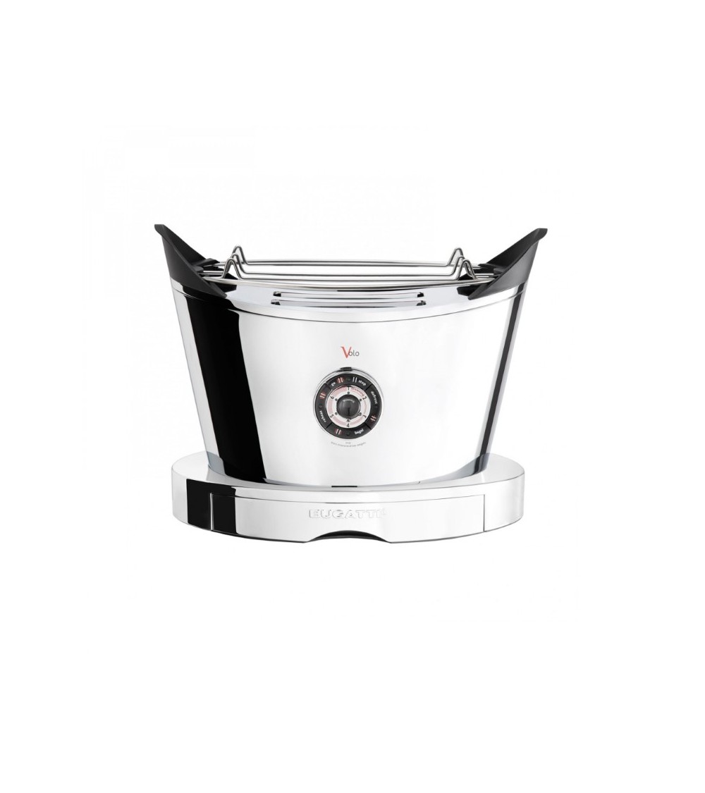 Multifunction Toaster Modern Design - Volo - Casa Bugatti - Chromed Steel