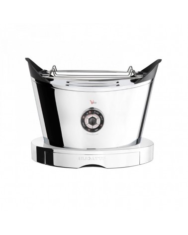 Multifunction Toaster Modern Design - Volo - Casa Bugatti - Chromed Steel