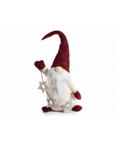 White and Red Santa Claus with LED Lights -  - 