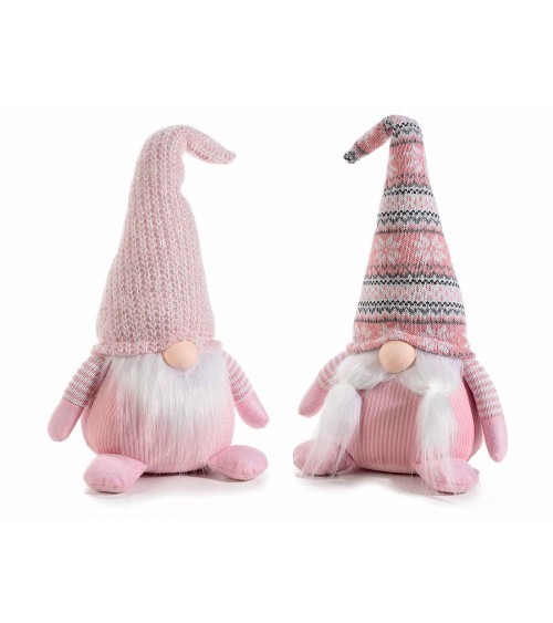 Pink Christmas Gnomes Set 2 Pieces -  - 
