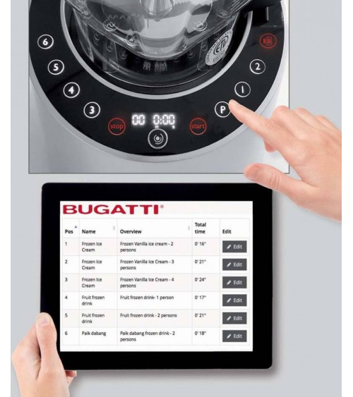 Frullatore di Potenza Smart per Prestazioni Eccezionali - Casa Bugatti Vento Professional - 