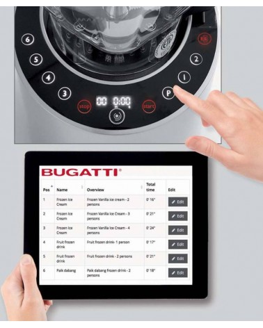 Frullatore di Potenza Smart per Prestazioni Eccezionali - Casa Bugatti Vento Professional - 