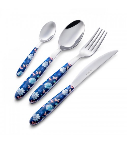 Eme Cutlery - Set 48 Pieces Colored Cutlery Vero Garden -  - 