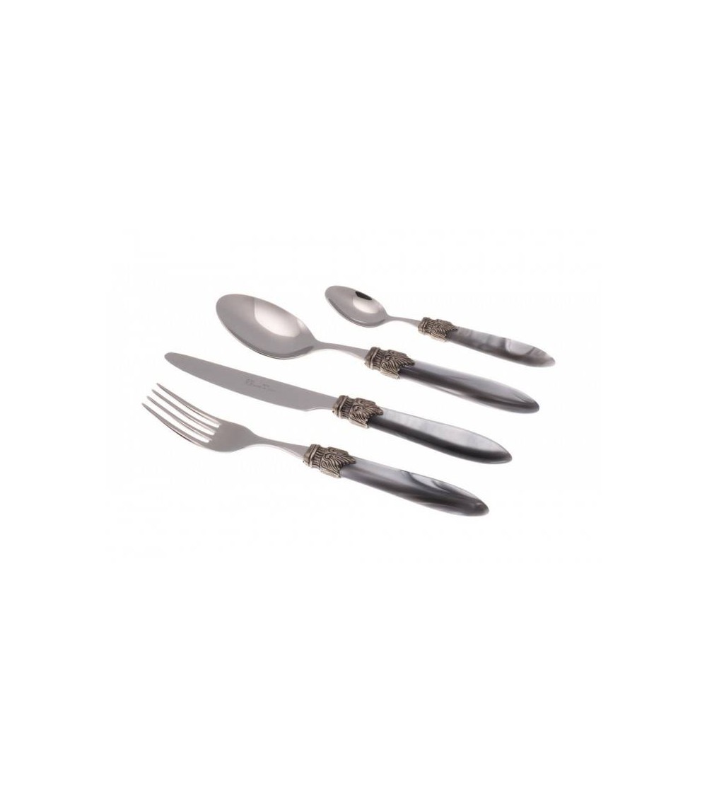 Laura Mother of Pearl Colored Cutlery - 16pc Set for 4 People - Rivadossi Sandro -