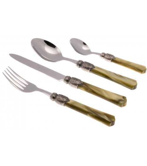 Vittoria Mother of Pearl Cutlery Set 16 pieces for 4 people - Rivadossi Sandro -  - 