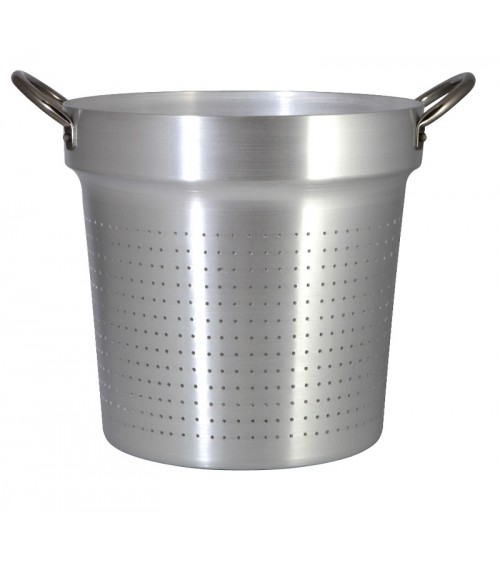Professional Cylindrical Colander in Aluminum with 2 Handles - Ottinetti -  - 