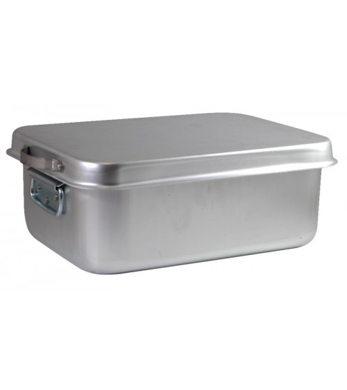Professional Low Saucepan in Platinum Non-Stick Aluminum 2 Handles -  Ottinetti Measure 28