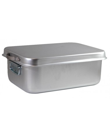 Professional Rectangular Aluminum Bratt Pan with Lid - Ottinetti -  - 