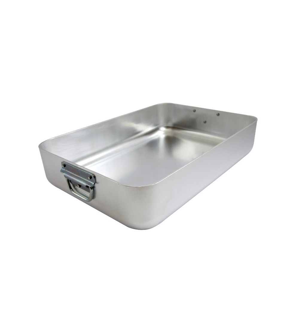 Professional Rectangular Aluminum Pan with Jointed Handles - Ottinetti -  - 