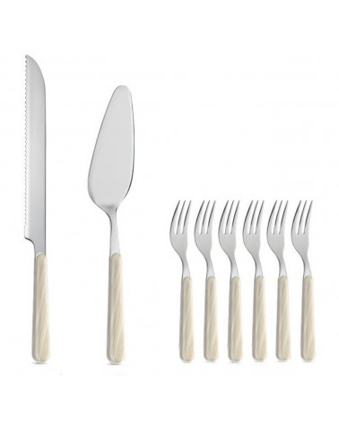 8 件套甜点餐具 - 象牙冷杉 -