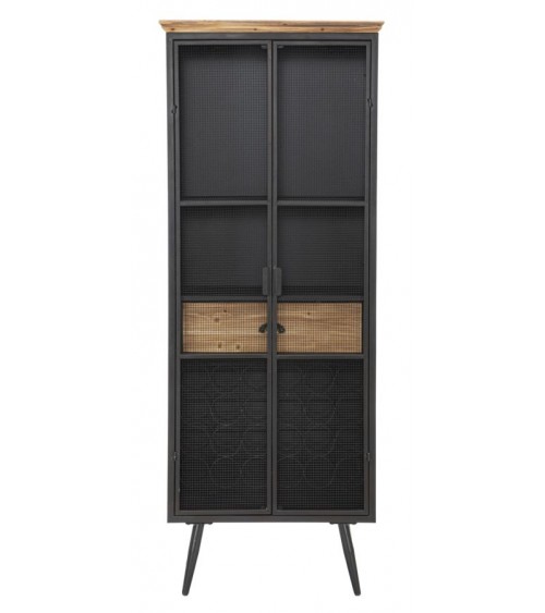 Mauro Ferretti – Kleiderschrank „School Grid“ aus Eisen, 63 x 38,5 x 164 cm: Industrieller Vintage-Stil - 