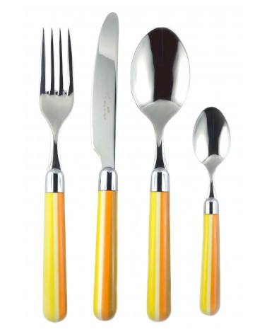 Posate Colorate a Righe - Naif Caramel - Rivadossi Sandro - 