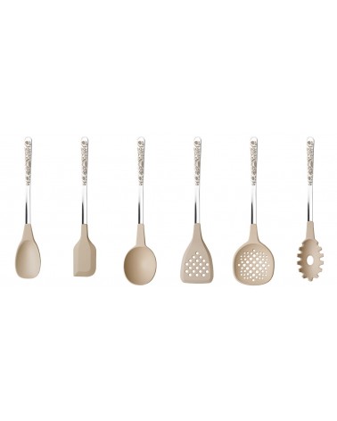 Ensemble de 6 ustensiles de cuisine vintage - Couverts Neva - 