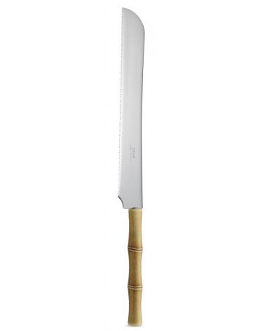 Coltello Torta con Manico effetto Bamboo - Neva Posateria Creativa - 