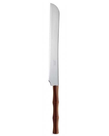 Cake Knife with Bamboo Effect Handle - Neva Posateria Creativa -  - 
