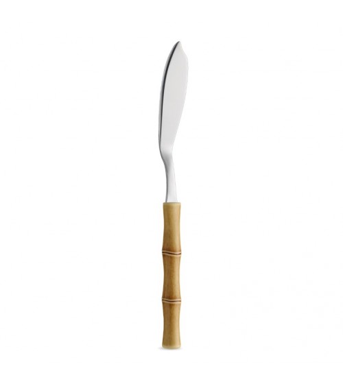 Couteau à poisson avec manche effet bambou - Neva Posateria Creativa - 