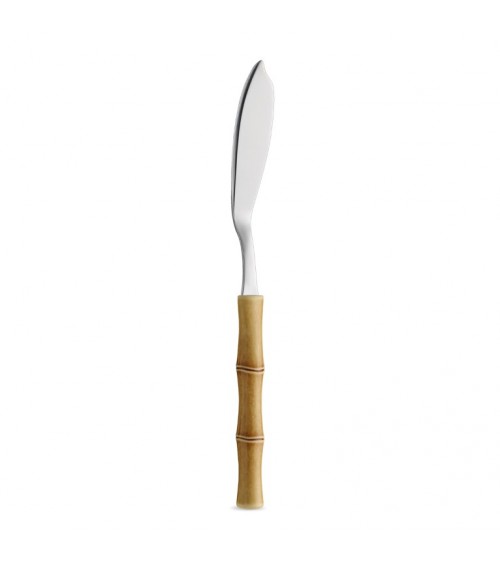 Fish Knife with Bamboo Effect Handle - Neva Posateria Creativa -  - 