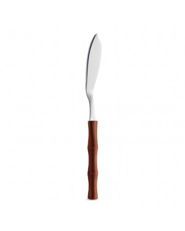 Fish Knife with Bamboo Effect Handle - Neva Posateria Creativa -  - 