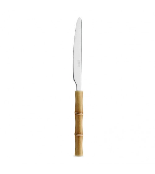 Set of 18 Fruit Cutlery with Bamboo Effect Handle - Neva Posateria Creativa -